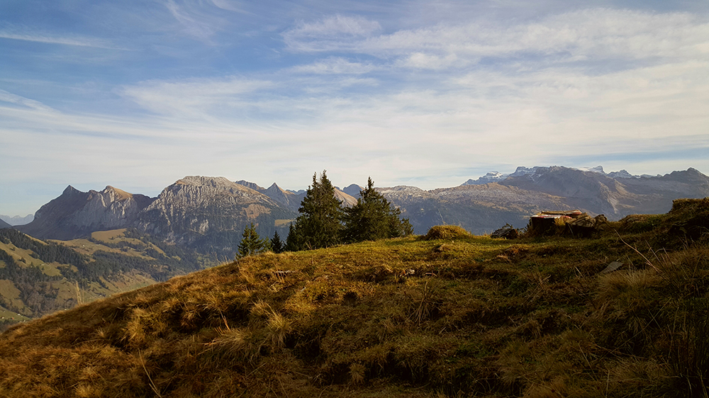 aussicht auf berge