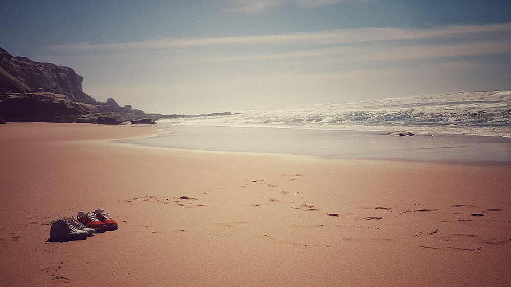 schuhe am strand