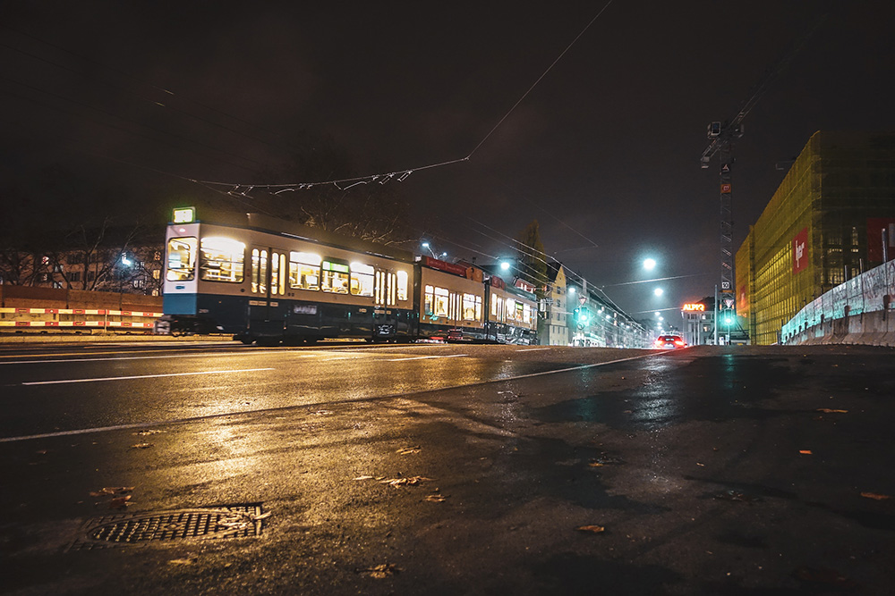 Zürich Tram Nacht